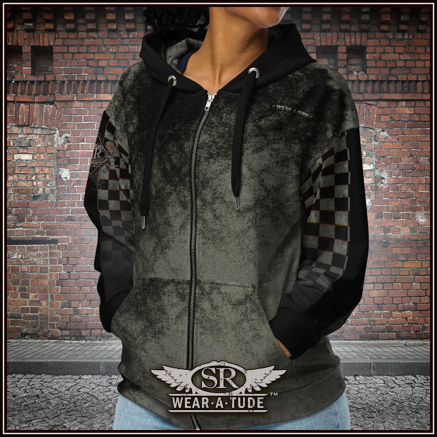 Turn Up, Tone Out ASH &amp; CHECKER SLEEVE