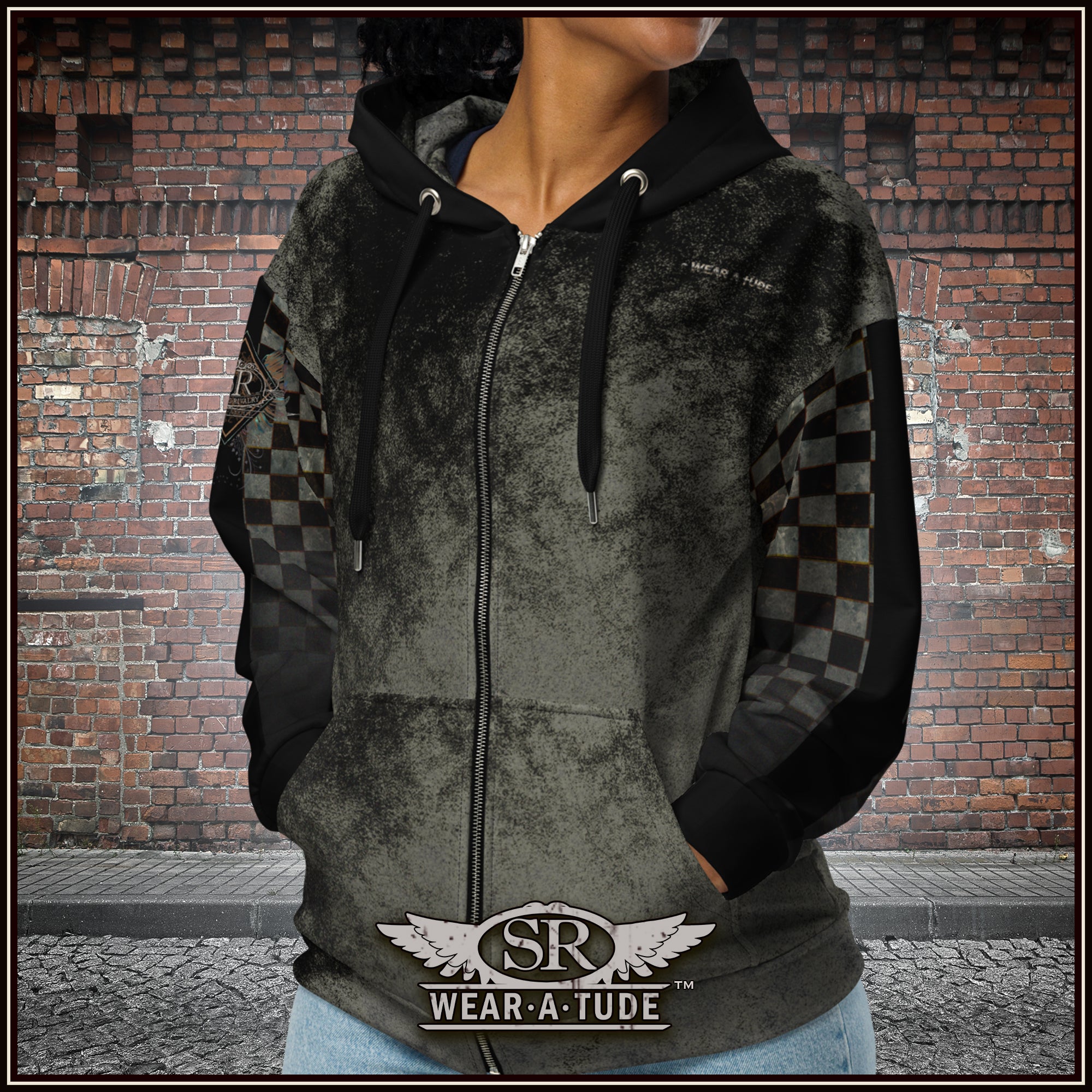 Turn Up, Tone Out ASH &amp; CHECKER SLEEVE