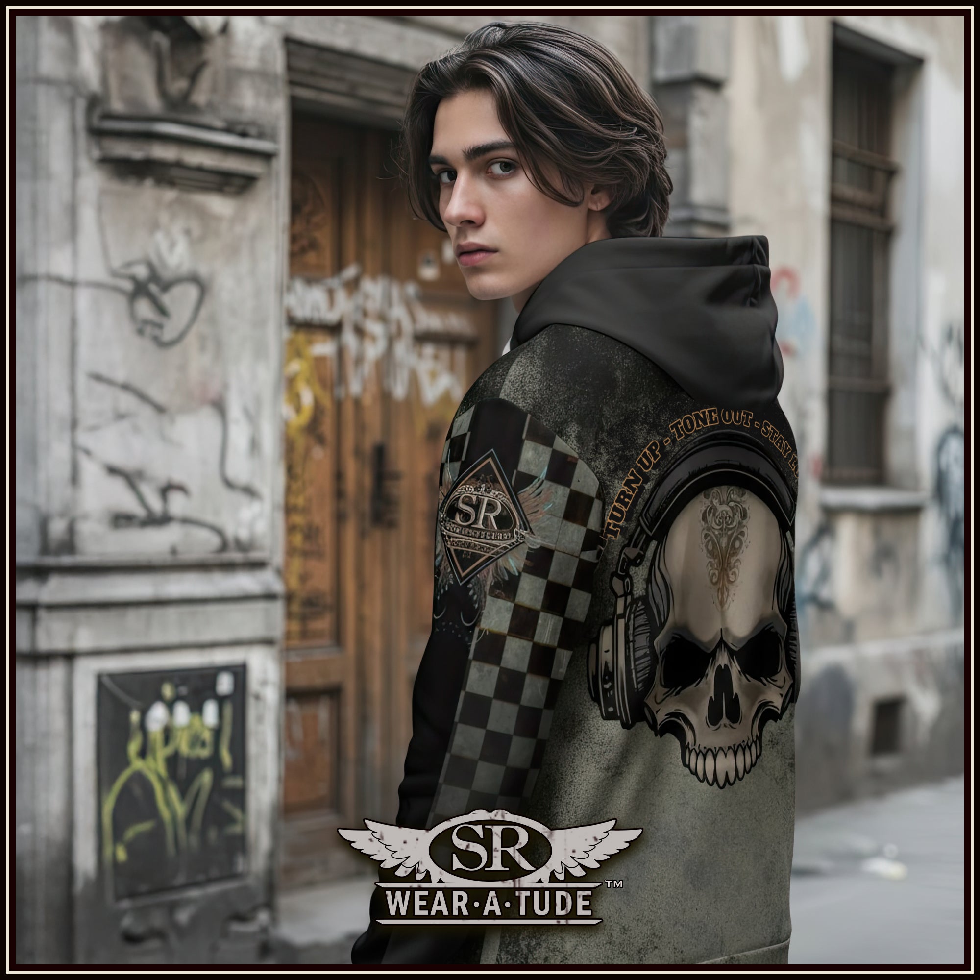 Turn Up, Tone Out ASH &amp; CHECKER SLEEVE