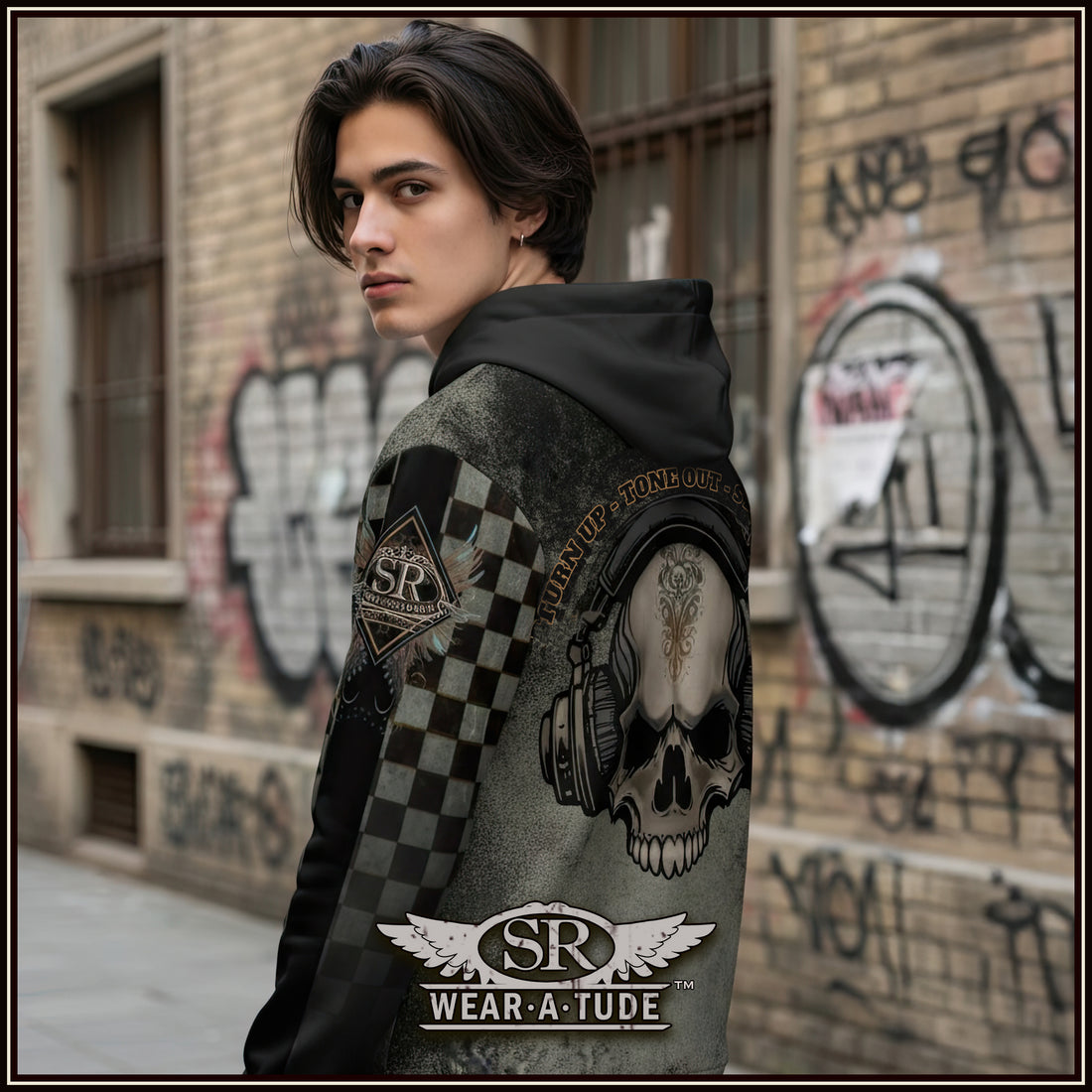 Turn Up, Tone Out ASH &amp; CHECKER SLEEVE