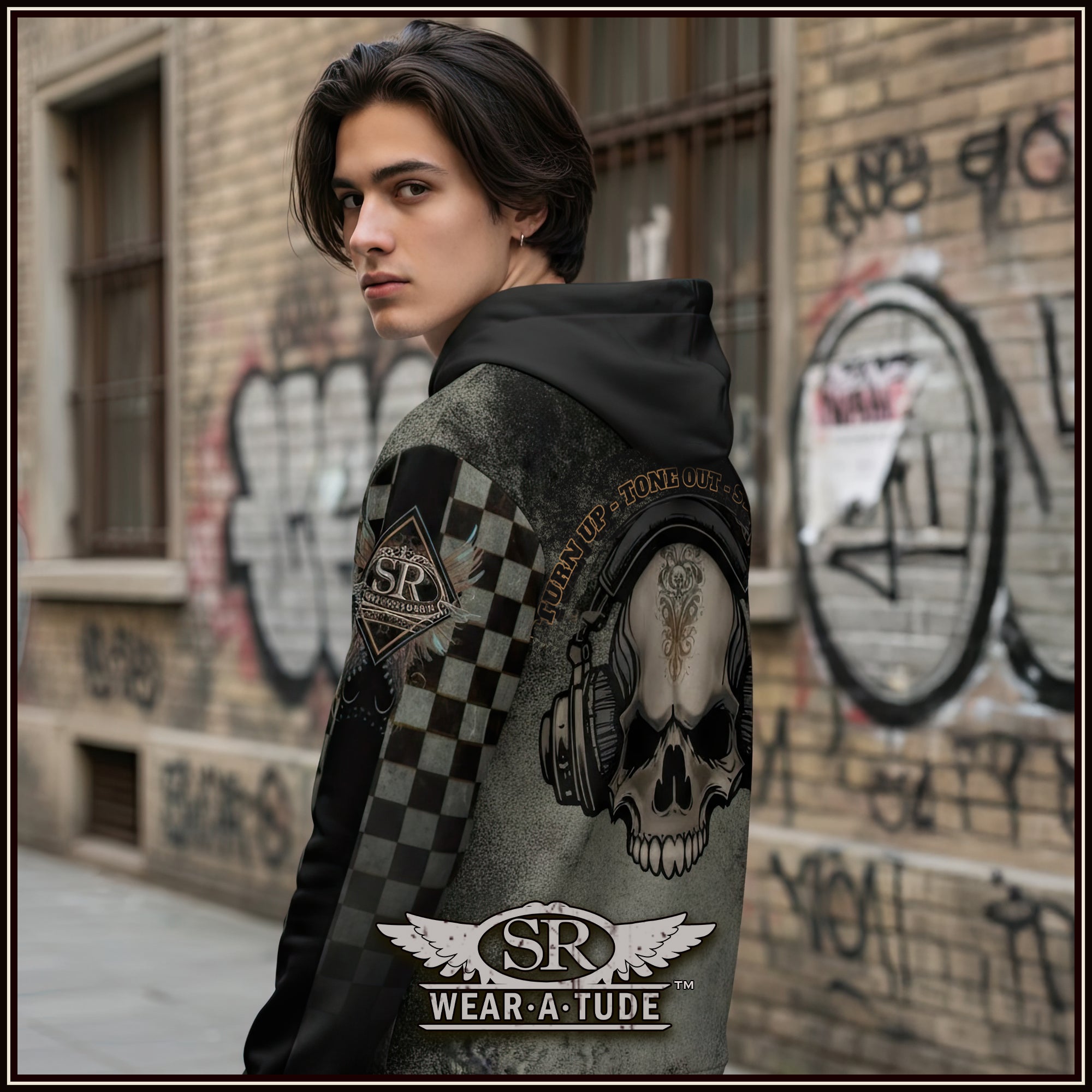 Turn Up, Tone Out ASH &amp; CHECKER SLEEVE