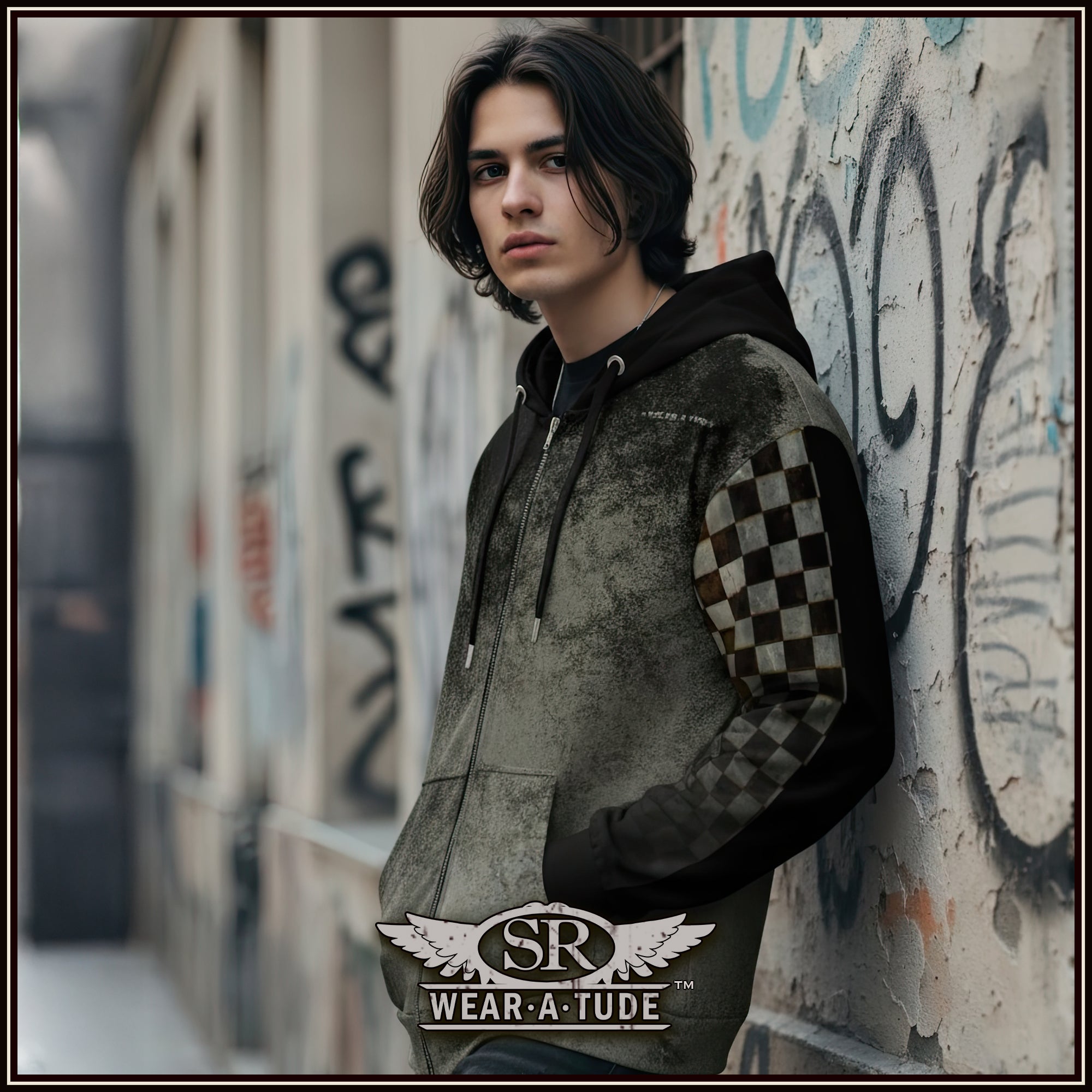 Turn Up, Tone Out ASH &amp; CHECKER SLEEVE