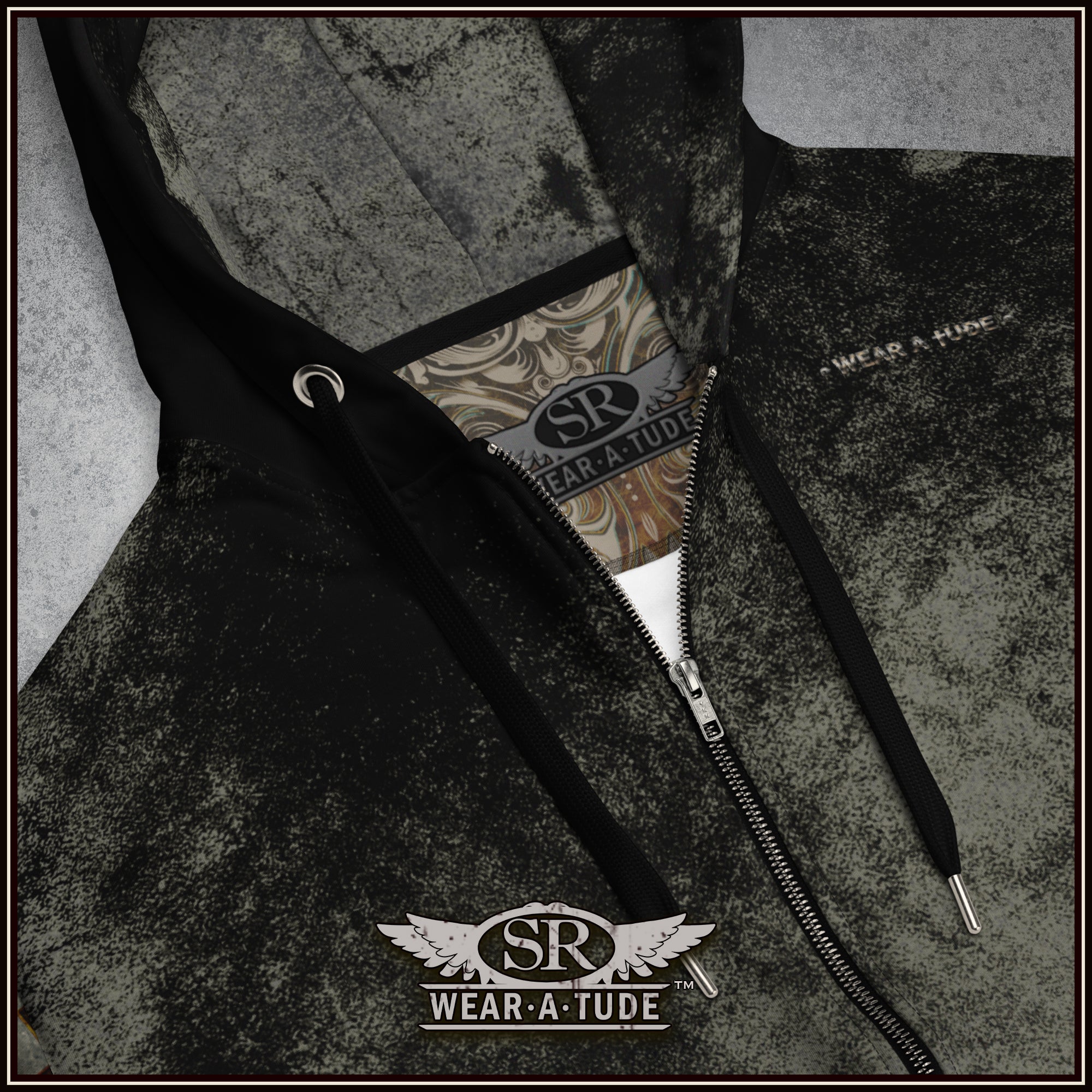 Turn Up, Tone Out ASH &amp; CHECKER SLEEVE