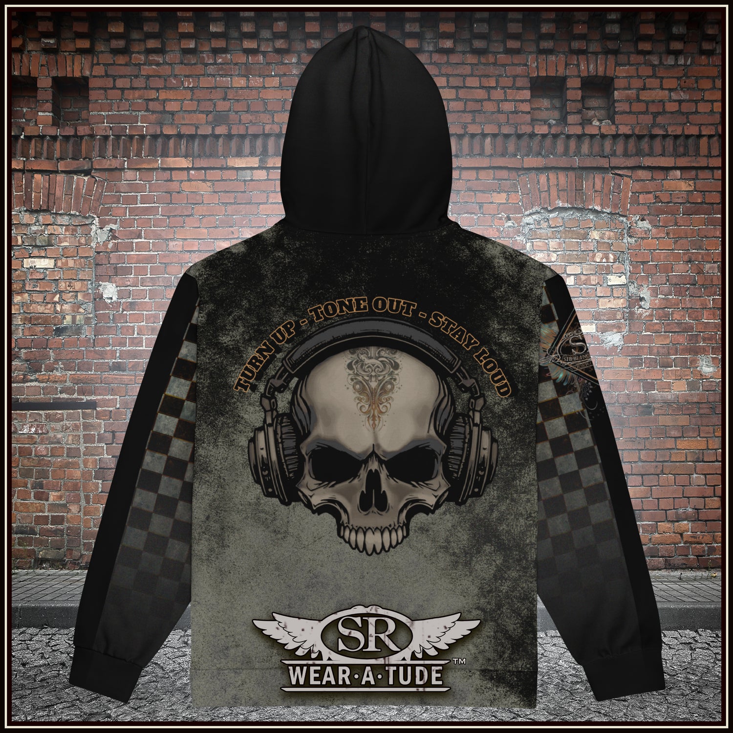 Turn Up, Tone Out ASH &amp; CHECKER SLEEVE