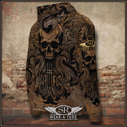Vintage Rebel zip hoodie - SIB.BLING RIVALRY