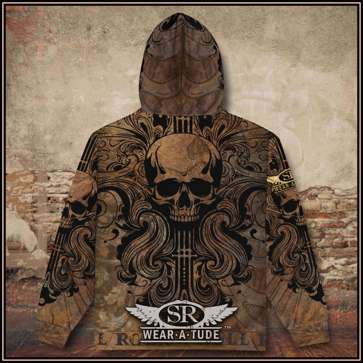 Vintage Rebel zip hoodie - SIB.BLING RIVALRY