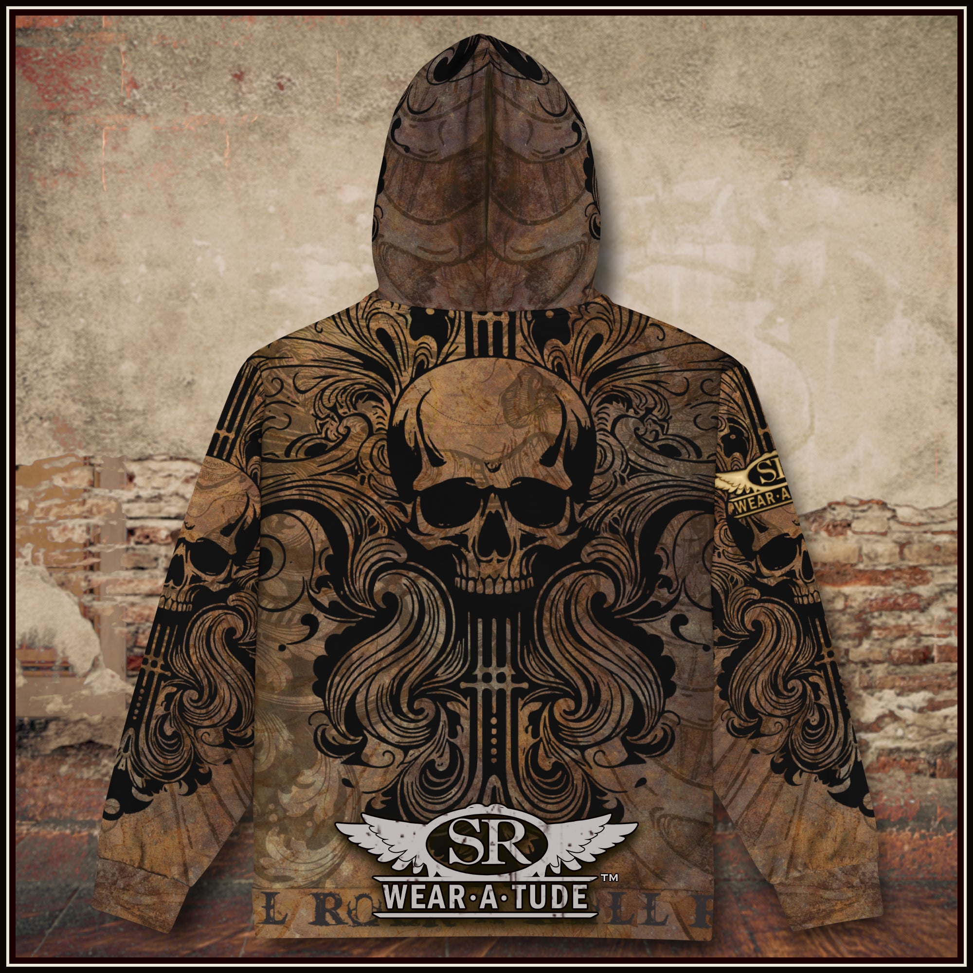 Vintage Rebel zip hoodie - SIB.BLING RIVALRY