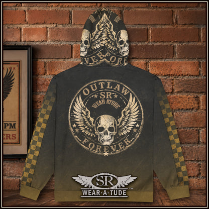 Winged Death zip hoodie - SIB.BLING RIVALRY
