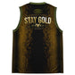 Stay Gold & Harp On Recycled unisex basketball jersey - SIB.BLING RIVALRY