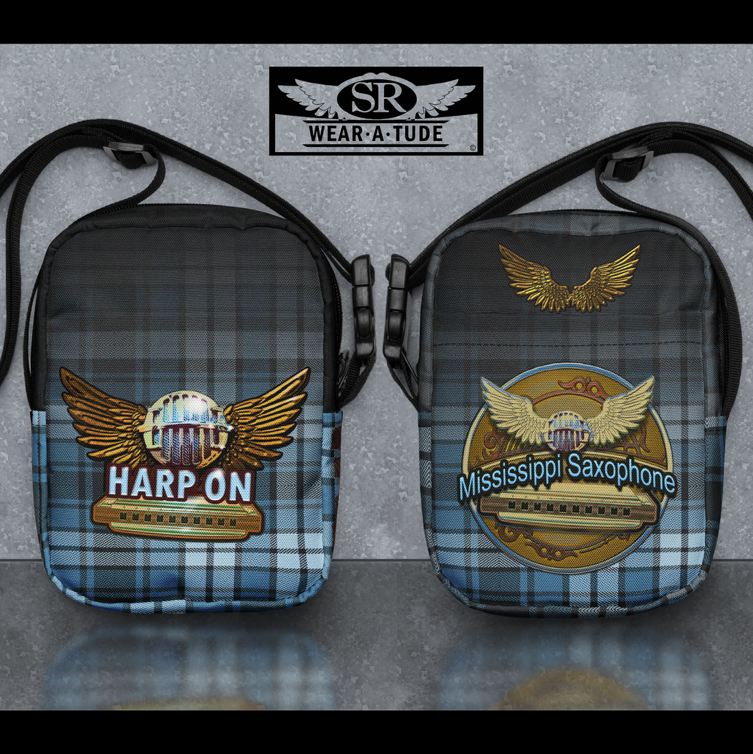 Mississippi Saxophone - Harp On Sling, crossbody bag