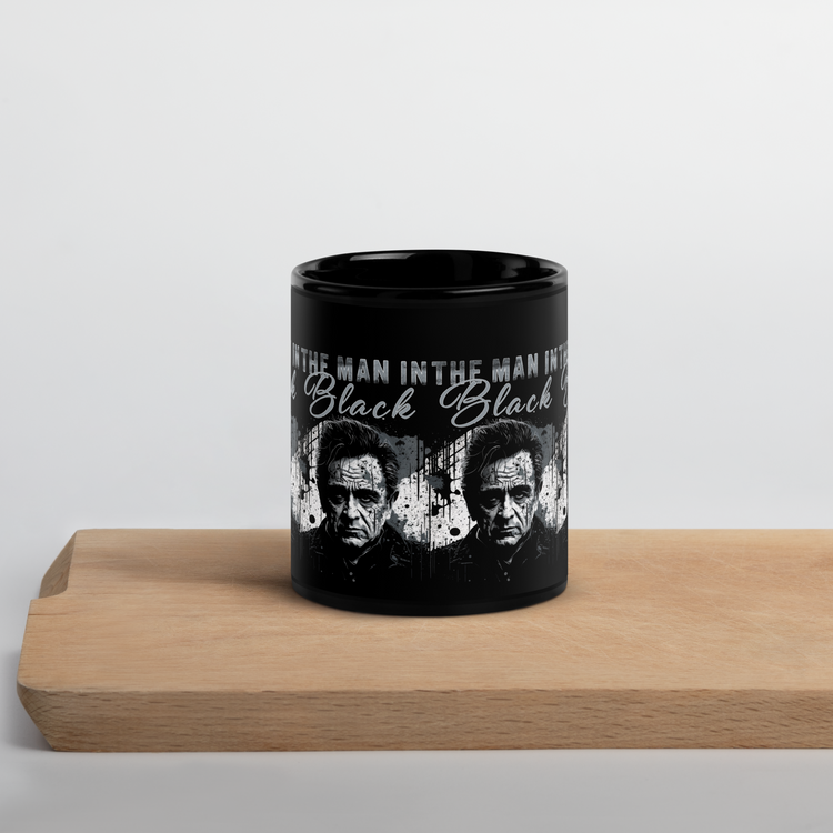 Johnny Cash Black Coffee Mug - SIB.BLING RIVALRY