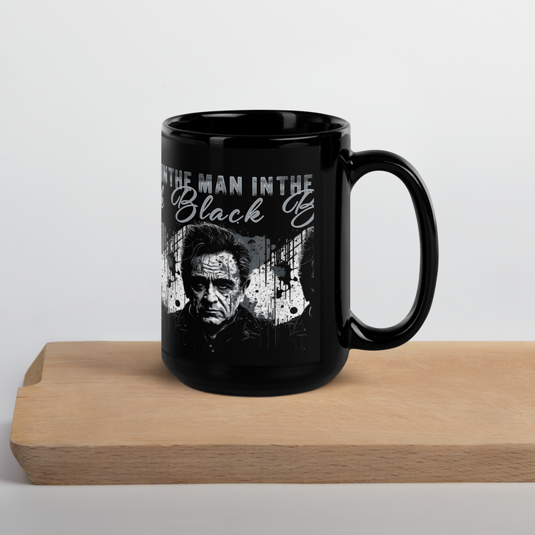 Johnny Cash Black Coffee Mug - SIB.BLING RIVALRY