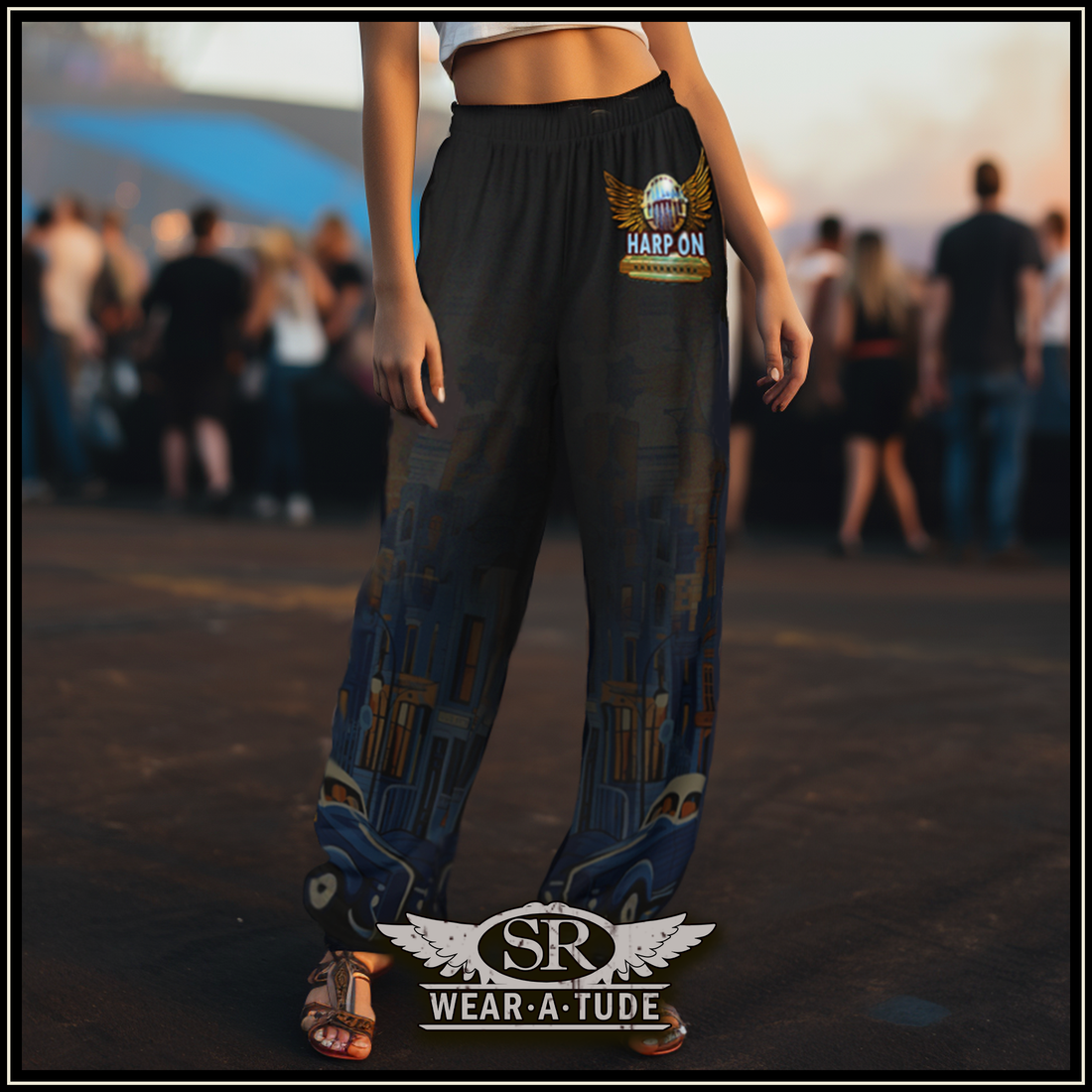 HARP ON unisex wide-leg pants - SIB.BLING RIVALRY