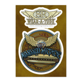 Mississippi Saxophone harmonica microphone stickers - SIB.BLING RIVALRY