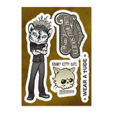 MOON CAT stickers for harmonica players - SIB.BLING RIVALRY
