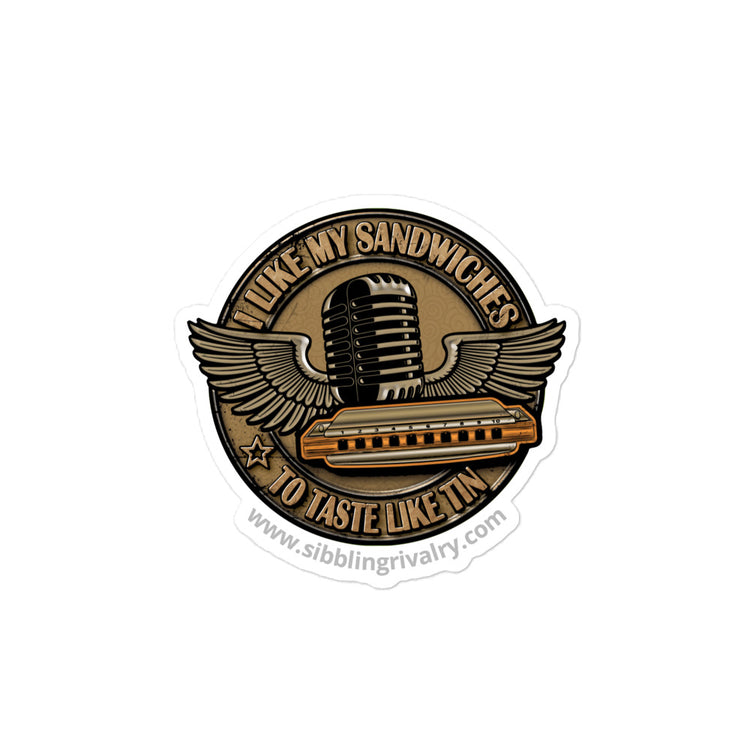 TIN SANDWICH STICKER - SIB.BLING RIVALRY