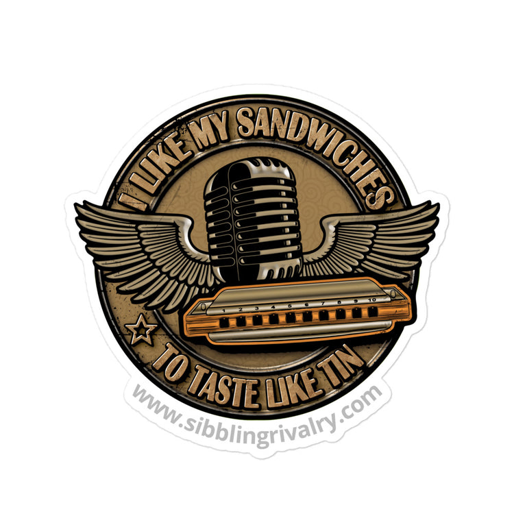TIN SANDWICH STICKER - SIB.BLING RIVALRY