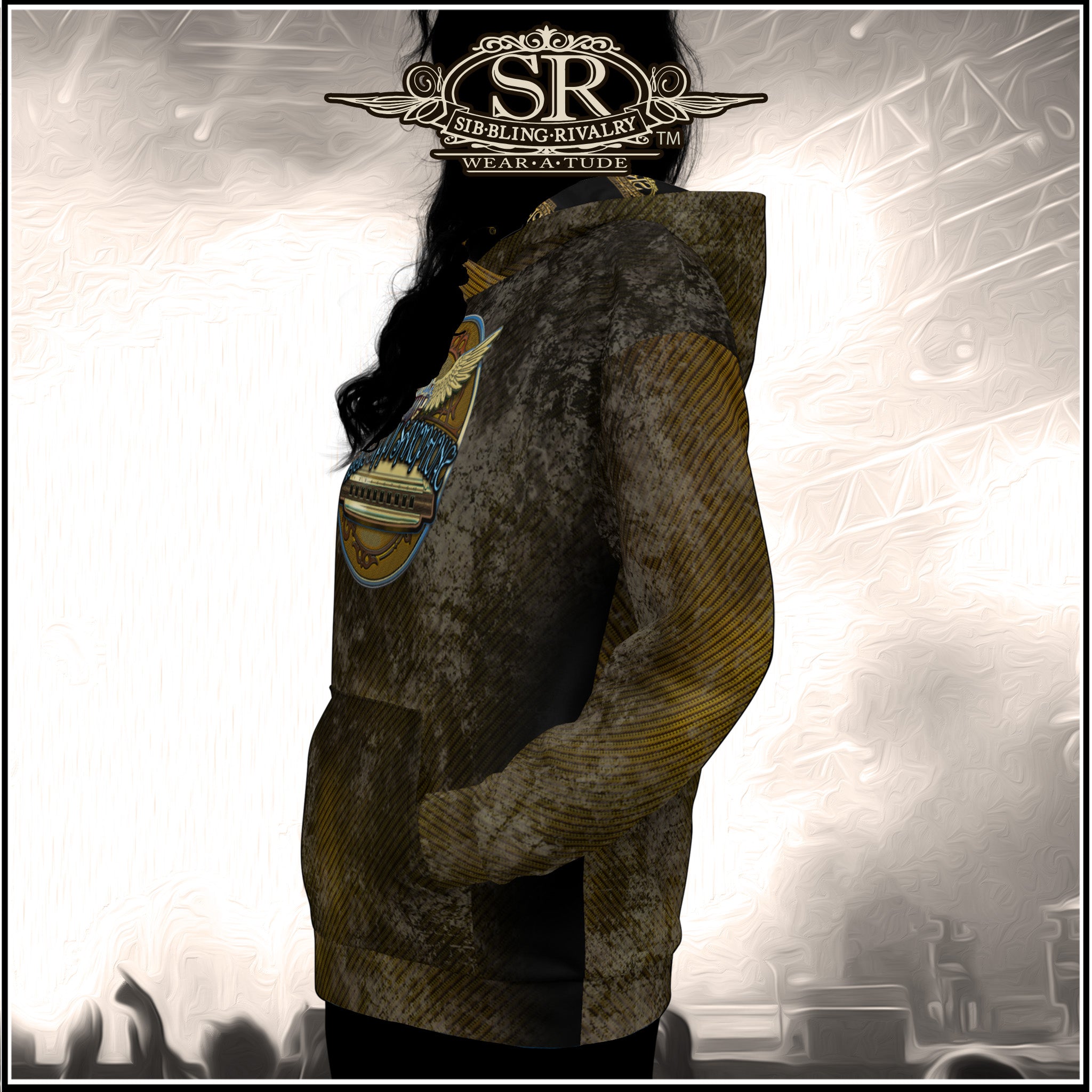 MUDDY TWEED MISSISSIPPI SAX ~ SR Unisex Hoodie - SIB.BLING RIVALRY