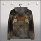 CHARCOAL & RUST ~ SR Wings Unisex Hoodie - SIB.BLING RIVALRY