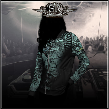 SEXY DROID ~ Unisex Bomber Jacket - SIB.BLING RIVALRY