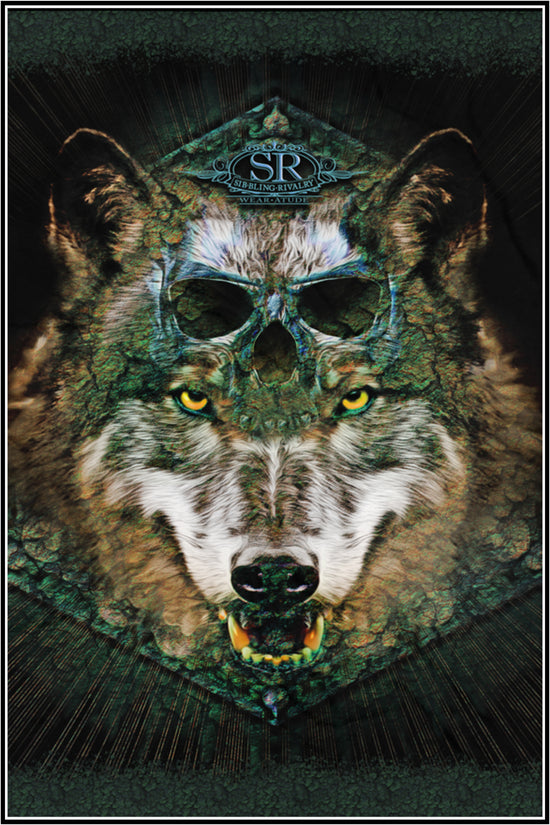 Wolf Skull ~ Throw Blanket - SIB.BLING RIVALRY