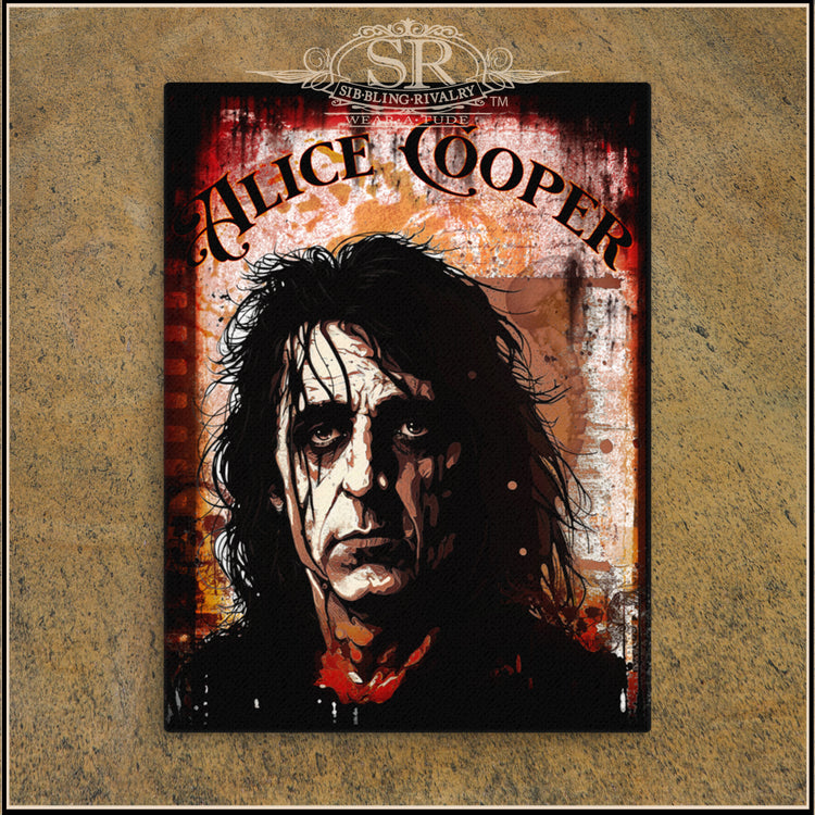 ALICE COOPER Rock God Series 2 on Thin canvas - SIB.BLING RIVALRY