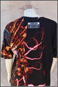 Bad Seed Skater t-shirt back. Bubble gum skull graphics