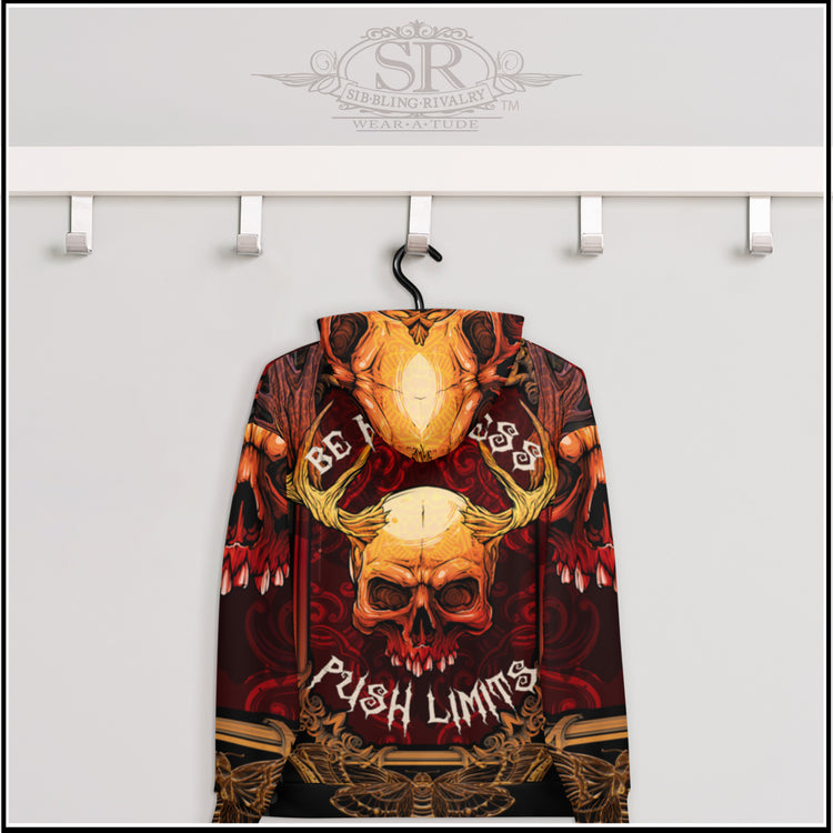 BE FEARLESS , PUSH LIMITS ~ SR unisex Hoodie - SIB.BLING RIVALRY