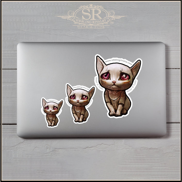 ROBO-KITTY ~ SR Cute Kitty stickers - SIB.BLING RIVALRY