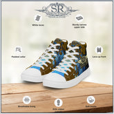 FISHBONE ~ SR Women’s high top shoes - SIB.BLING RIVALRY