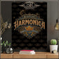 RETRO HARMONICA SHEILD ~ Harmonica player poster. Old vintage blues poster for the harmonica player. Rusted vintage sign for your music room or den. Design by SIB.BLING RIVALRY , SR WearAtude , The Joubert Sisters