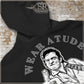 JOHNNY CASH ATTITUDE Unisex fleece zip up hoodie - SIB.BLING RIVALRY