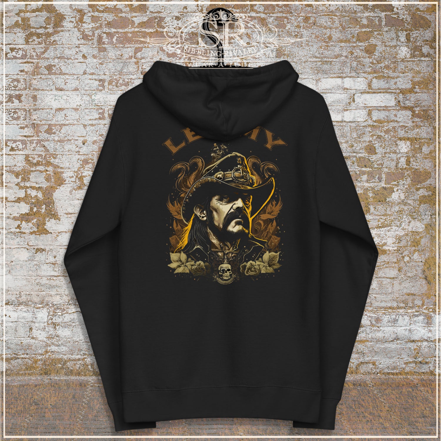 LEMMY Unisex fleece zip up hoodie - SIB.BLING RIVALRY