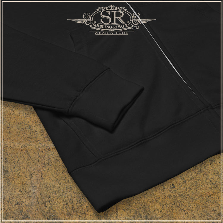 JOHNNY CASH The Man In Black fleece zip up hoodie - SIB.BLING RIVALRY