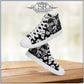 SKULL & BLOSSOM ~ SR Women’s high top shoes - SIB.BLING RIVALRY