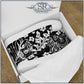 SKULL & BLOSSOM ~ SR Women’s high top shoes - SIB.BLING RIVALRY