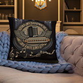 Smooth Chicago Blues.  Our SR WearAtude style adorns our big puffy pillows. The muted tones can bring a wonderful accent to the room and bring it to life. What&