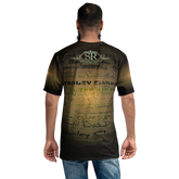 BASS PLAYER Tee. Relax fit mens shirt. Black and ocher tan, top musicians ever, 
