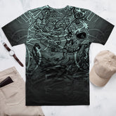 Blue moon skull demo image on back