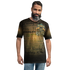 BASS PLAYER T-shirt. Front. Black, ocher, relax fit front. Top best base players.