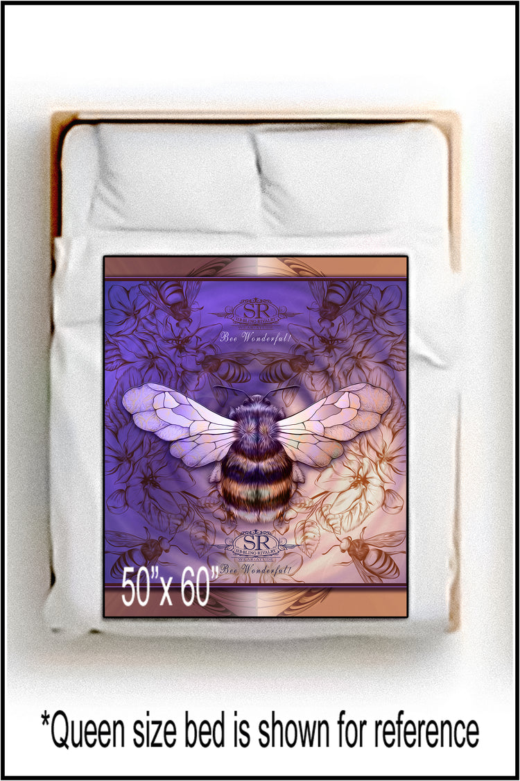 BEE WONDERFUL ~ Throw Blanket - SIB.BLING RIVALRY