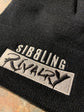 Rocker Beanie, Vintage Label, Sib.Bling Rivalry ~ Embroidered Cuffed Beanie - SIB.BLING RIVALRY, 
