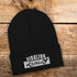 Rocker Beanie, Vintage Label, Sib.Bling Rivalry ~ Embroidered Cuffed Beanie - SIB.BLING RIVALRY, 