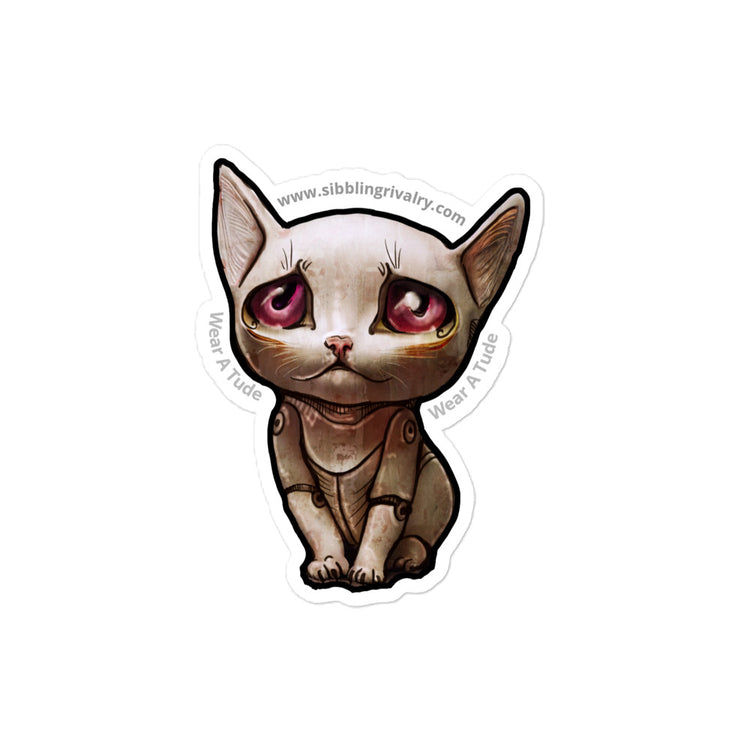 ROBO-KITTY ~ SR Cute Kitty stickers - SIB.BLING RIVALRY