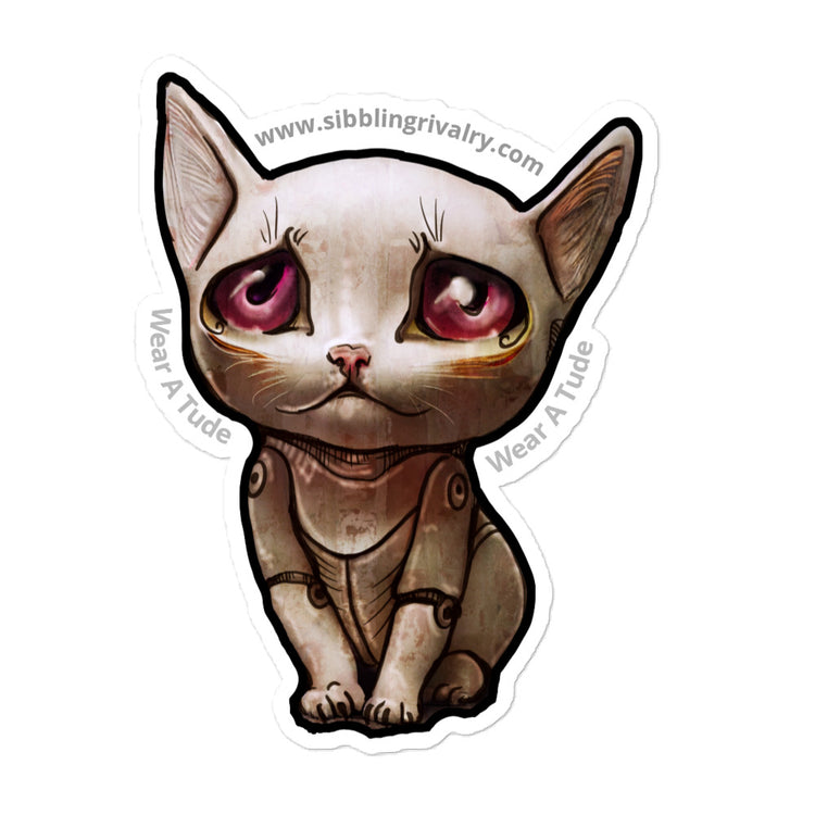 ROBO-KITTY ~ SR Cute Kitty stickers - SIB.BLING RIVALRY