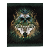 Wolf Skull ~ Throw Blanket - SIB.BLING RIVALRY