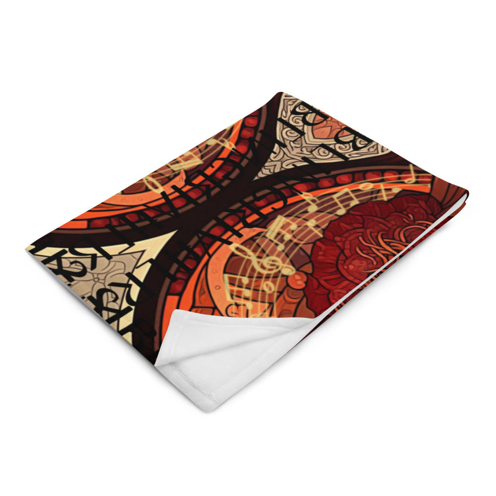 MUSIC MUSE ~ SR Chair Throw &amp; Couch Throw Blanket - SIB.BLING RIVALRY