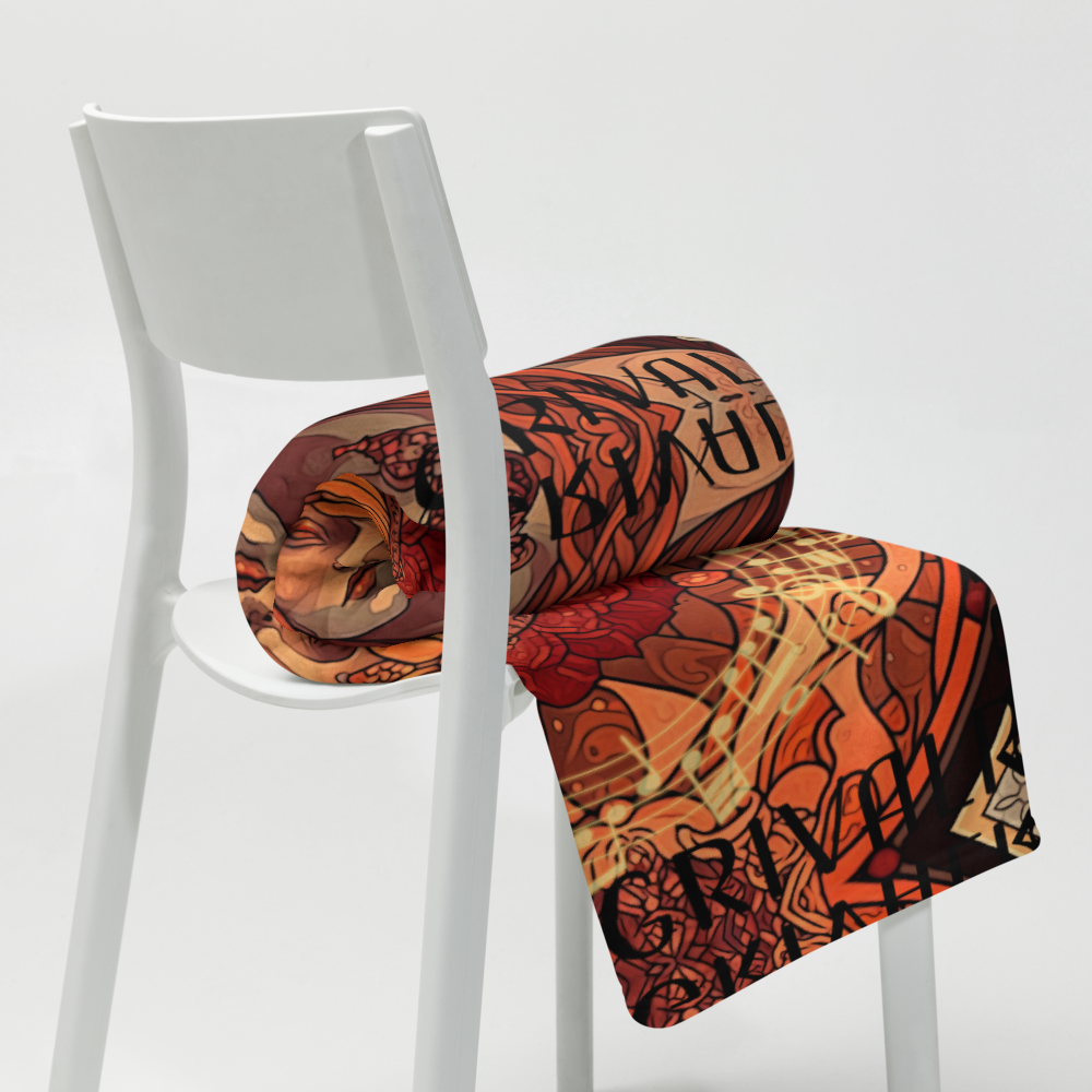 MUSIC MUSE ~ SR Chair Throw &amp; Couch Throw Blanket - SIB.BLING RIVALRY