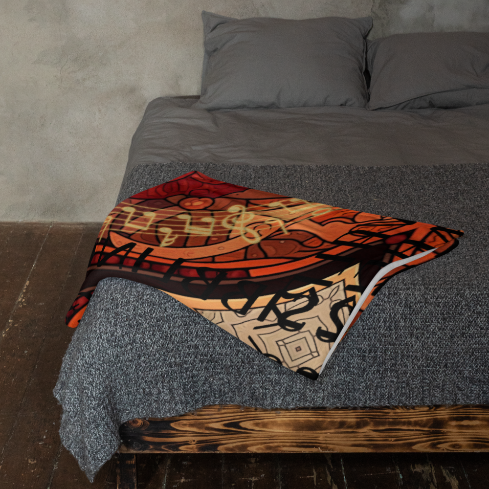 MUSIC MUSE ~ SR Chair Throw &amp; Couch Throw Blanket - SIB.BLING RIVALRY