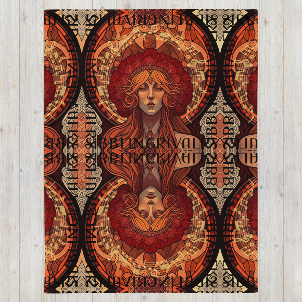 MUSIC MUSE ~ SR Chair Throw &amp; Couch Throw Blanket - SIB.BLING RIVALRY